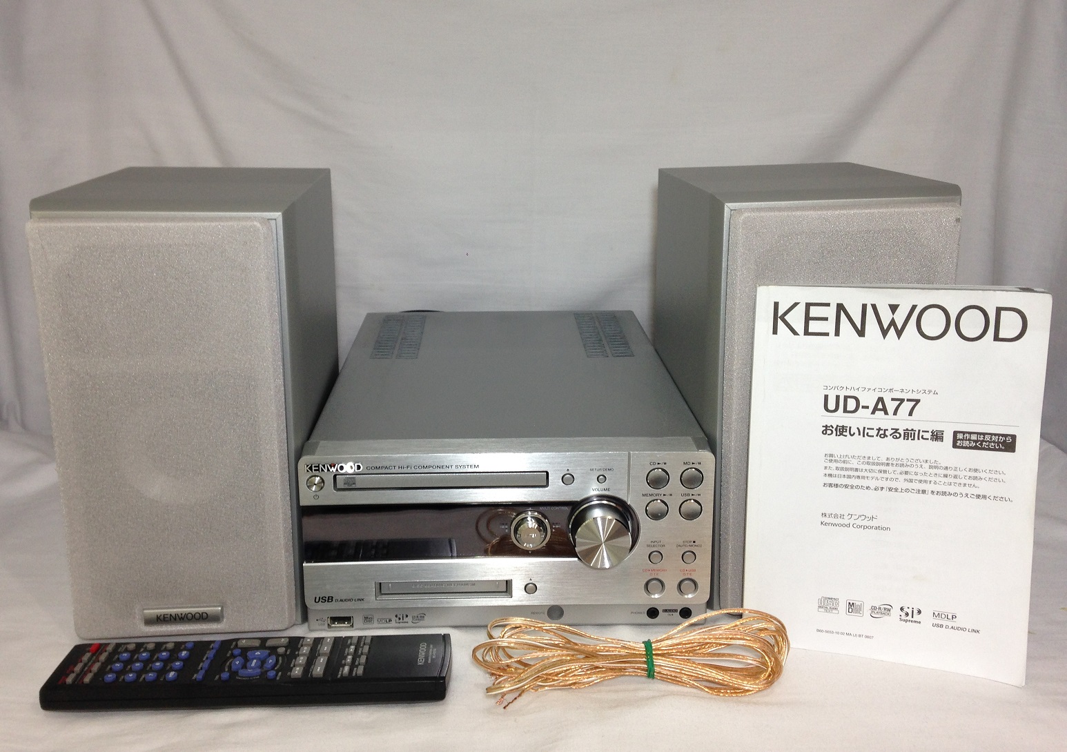 KENWOOD ケンウッド CD/MD/USBコンパクトHi-Fiシステム RD-UDA77 