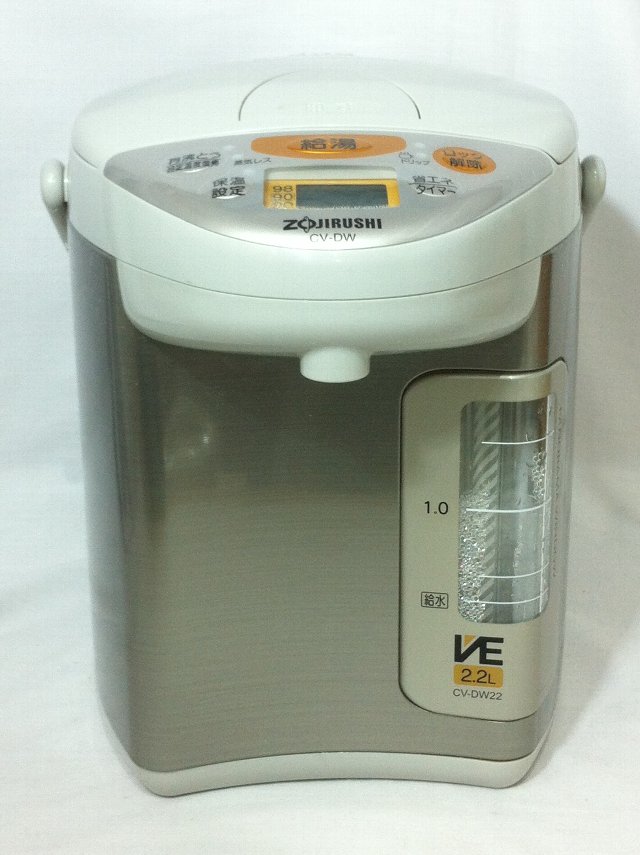 ZOJIRUSHI 象印 2.2L 電動ポット CV-DW22 ｜ 買取実績 ｜ 武蔵野市 吉祥寺 三鷹市 リサイクルショップ ワンポイント