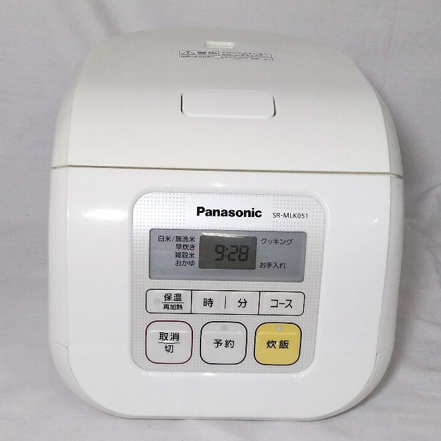 Panasonic パナソニック 3合炊き 炊飯器 SR-MLK051 ｜ 買取実績 ...